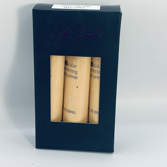 3 Pack L.A. Girl Pro.prep Correcting Primer- 1 OZ EA Yellow GFP911 - Picture 4 of 6
